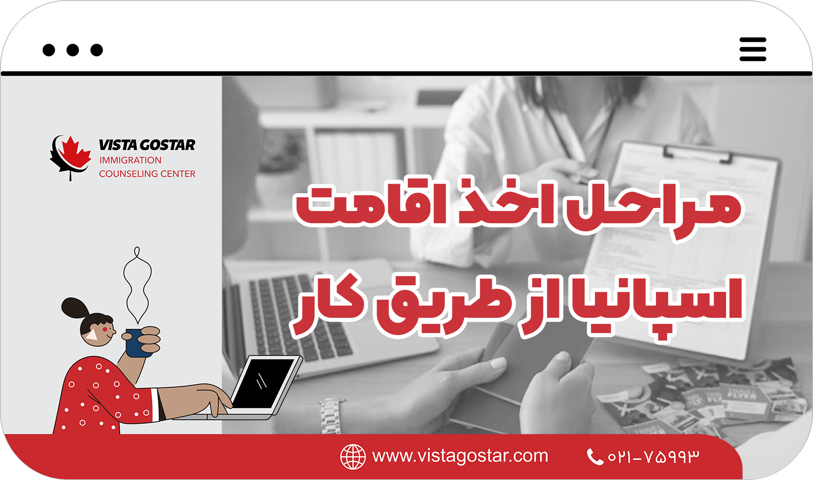 🔢 مراحل اخذ اقامت اسپانیا از طریق کار